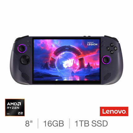 Lenovo Legion Go S Gaming Handheld – 8" AMD Ryzen Z2 PC, 16GB RAM, 1TB SSD, 83L3003BUK