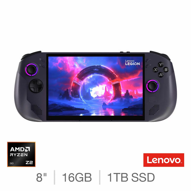 Lenovo Legion Go S Gaming Handheld – 8" AMD Ryzen Z2 PC, 16GB RAM, 1TB SSD, 83L3003BUK