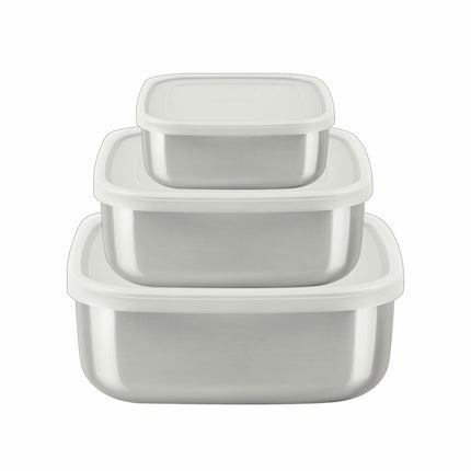 Tramontina Stainless Steel Food Storage set, 3 Piece – view 5