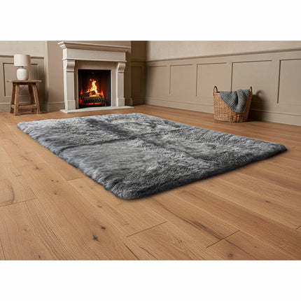 Bowron Sheepskin Area Rug in 5 Colours, 120 x 180 cm – view 4