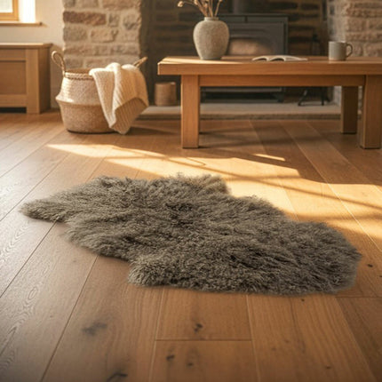 Bowron Tibetan Sheepskin Rug in 5 Colours, 60 x 90 cm – view 2