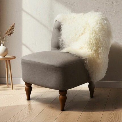 Bowron Tibetan Sheepskin Rug in 5 Colours, 60 x 90 cm – view 4
