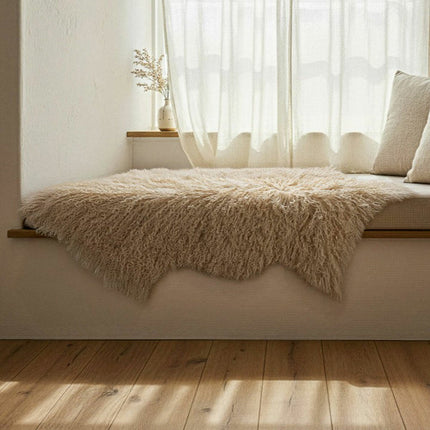 Bowron Tibetan Sheepskin Rug in 5 Colours, 60 x 90 cm – view 3