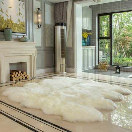 Bowron Longwool 100% Sheepskin Octo Rug in 5 Colours – view 5