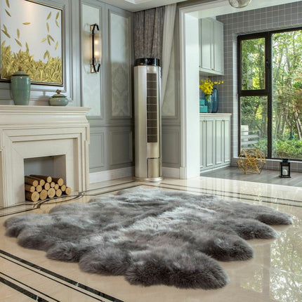 Bowron Longwool 100% Sheepskin Octo Rug in 5 Colours – view 4