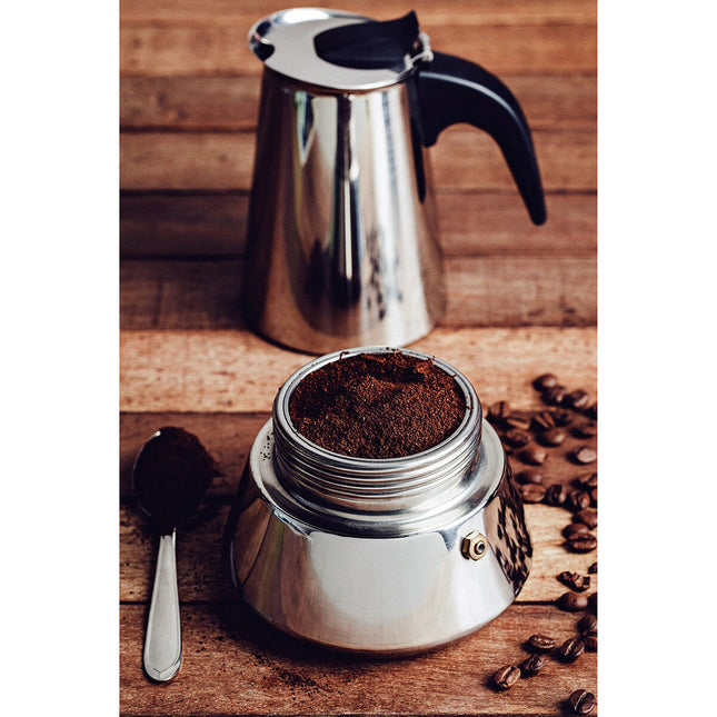 Tramontina Stainless Steel Moka Pot, 350ml – view 2