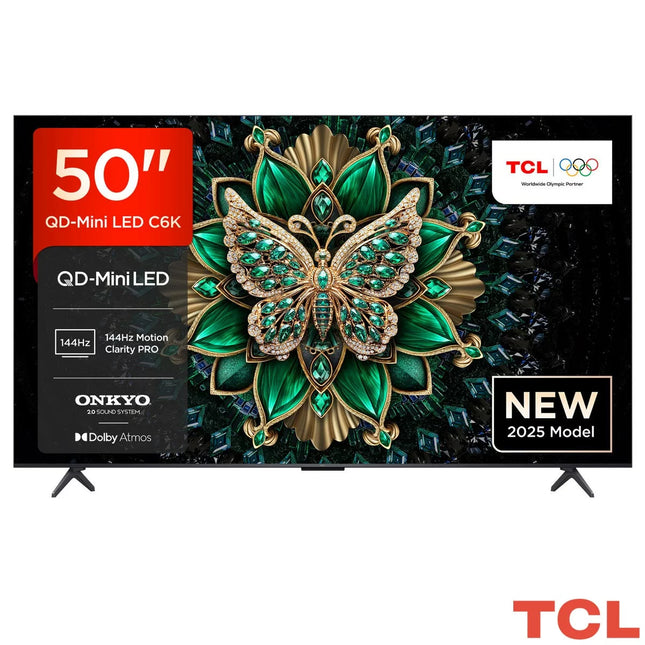 TCL 50C6K 50 Inch Mini LED Smart TV