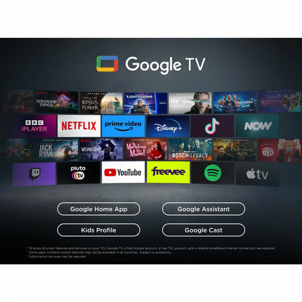 TCL Q7C 50" 4K Ultra HD Mini LED Smart Google TV - 50Q7C-UK