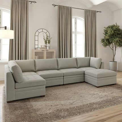 Thomasville Tisdale Beige 6 Piece Modular Fabric Sofa – view 6