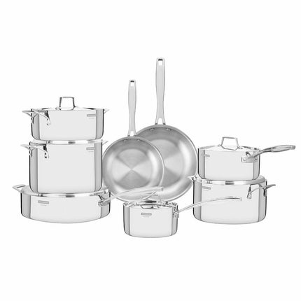 Tramontina Tri-Ply Stainless Steel Cookware Set, 14 Piece – view 2