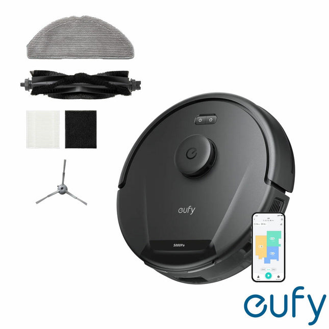 eufy L60 Hybrid Robot Vacuum with Powerful Suction, Mop, and iPath Laser Navigation