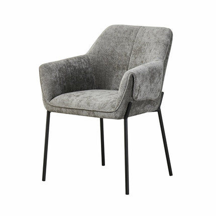 Manila Grey Fabric Dining Chair, 2 Pack – view 5