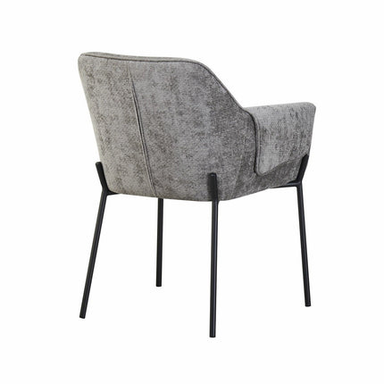 Manila Grey Fabric Dining Chair, 2 Pack – view 7