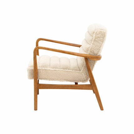 Gallery Datsun Sheepskin Fabric Armchair – view 6