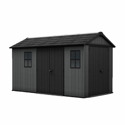 Keter Newton Plus 13 x 7ft 5" (3.9 x 2.2m) Dual Entry Storage Shed – view 8