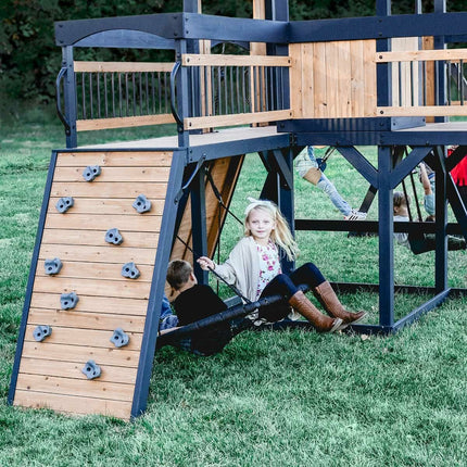 Backyard Discovery Timber Crossing Wooden Playcentre and Swing Set (3-10 Years) – view 7