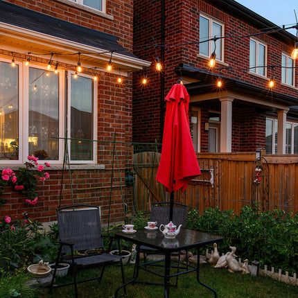 Feit 48ft (14.6m) 24 LED Indoor/Outdoor Weatherproof String Lights Set – view 4