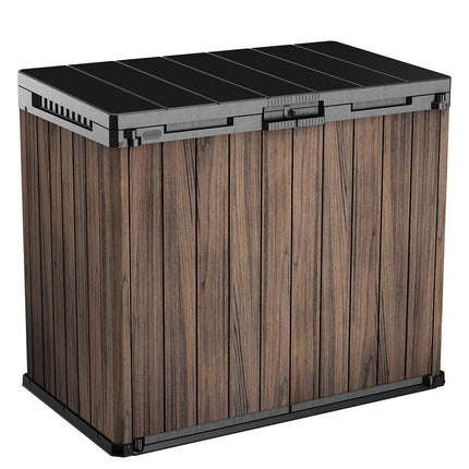 Keter Rosewood 4ft 7" x 2ft 8" (1.4 x 0.82m) 1,150 Litre Horizontal Storage Shed – view 8