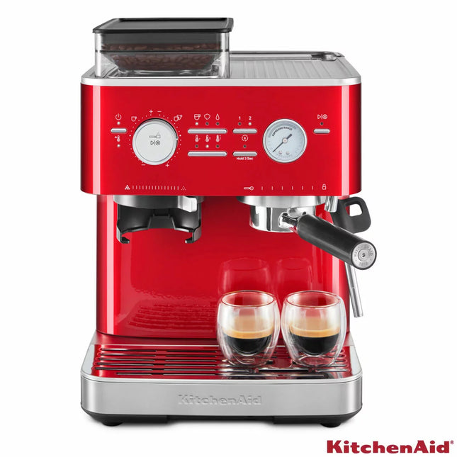 KitchenAid Espresso Coffee Machine - Candy Apple Red - 5KES6551BCA