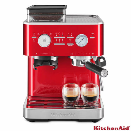 KitchenAid Espresso Coffee Machine - Candy Apple Red - 5KES6551BCA