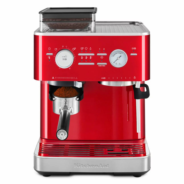 KitchenAid Espresso Coffee Machine - Candy Apple Red - 5KES6551BCA