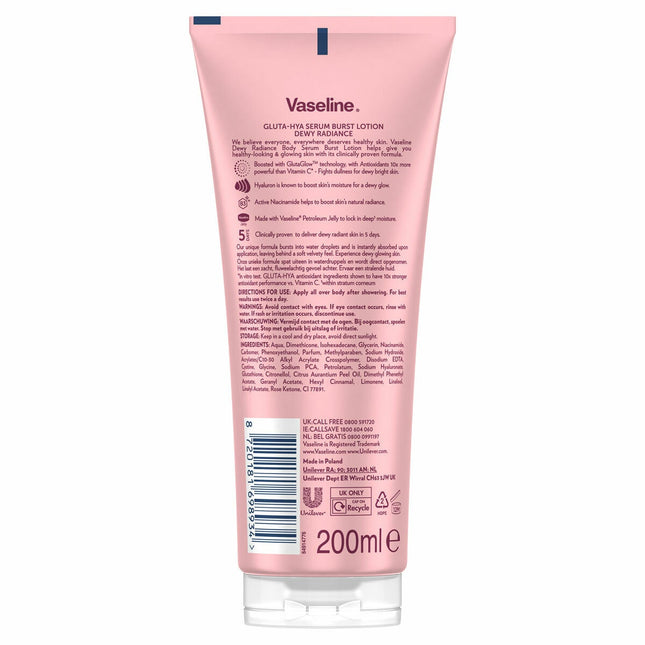 Vaseline Lotion Gluta Hya Serum Burst, 3x 200ml – view 2