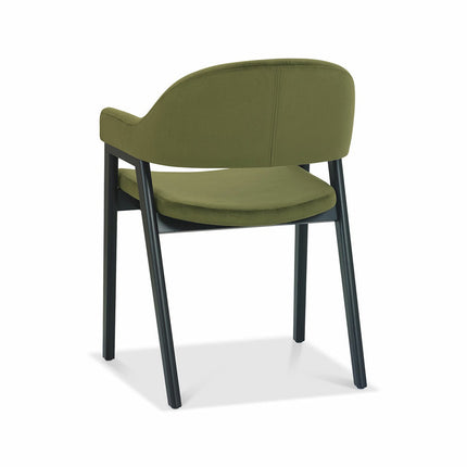 Bentley Designs Camden Peppercorn Cedar Velvet Armchair, 2 Pack – view 5