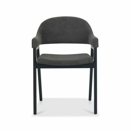 Bentley Designs Camden Peppercorn Grey Fabric Armchair, 2 Pack – view 6