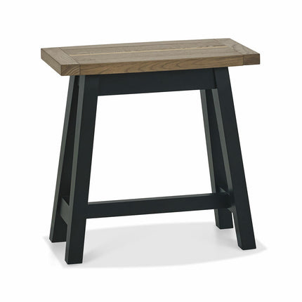 Bentley Designs Camden Weathered Oak & Peppercorn Side Table – view 3