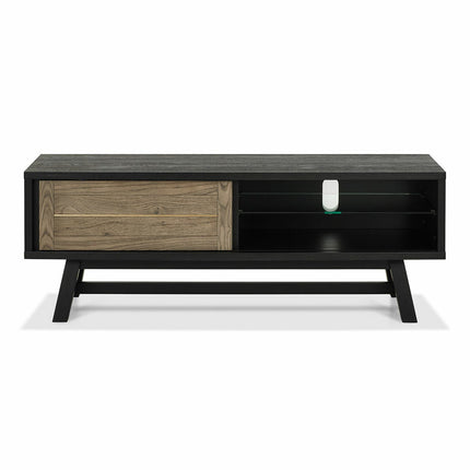 Bentley Designs Camden Weathered Oak & Peppercorn Entertainment Unit – view 4