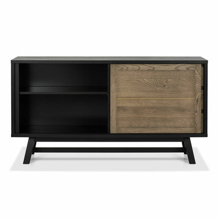 Bentley Designs Camden Weathered Oak & Peppercorn Wide Sideboard – view 4