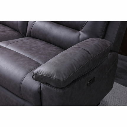 Lucca Grey Fabric Power Reclining Corner Sofa – view 7
