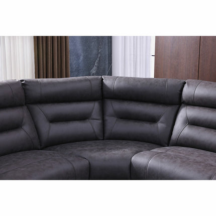 Lucca Grey Fabric Power Reclining Corner Sofa – view 8