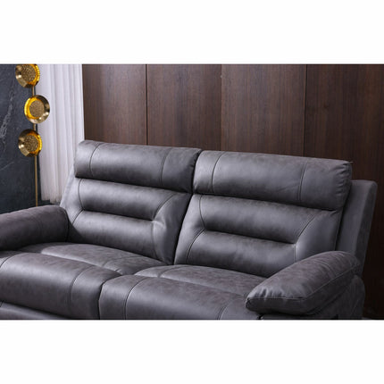 Lucca Grey Fabric Power Reclining Large 2 Seater Sofa – view 6