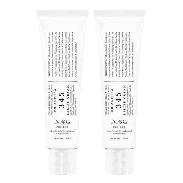 Dr Althea, 345 Relief Cream, 2 x 50ml