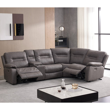 Jackson Grey Fabric Power Reclining Corner Sofa – view 3