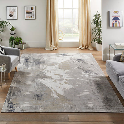 Concept Looms Skyline Grey & Navy Rug, in 3 Sizes