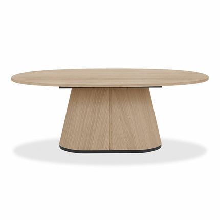 Bentley Designs Vega Scandi Light Oak Dining Table, Seats 6 – view 5