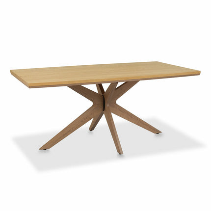 Bentley Designs Kristen Light Oak Dining Table, Seats 6 – view 6