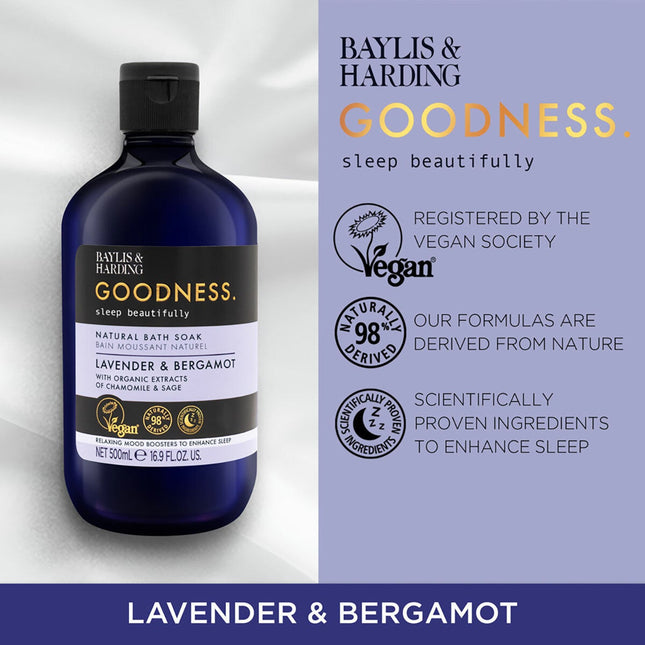 Baylis & Harding, Goodness Sleep Soak. 4 x 500ml – view 2