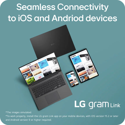 LG gram, Intel Core Ultra 7, 16GB RAM, 512GB SSD, 16 Inch Laptop, 16Z90TL-G.AU75A1
