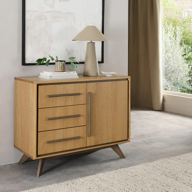 Bentley Designs Kristen Light Oak Small Sideboard
