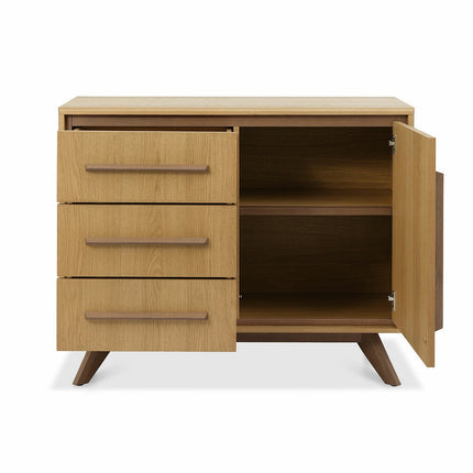 Bentley Designs Kristen Light Oak Small Sideboard – view 3