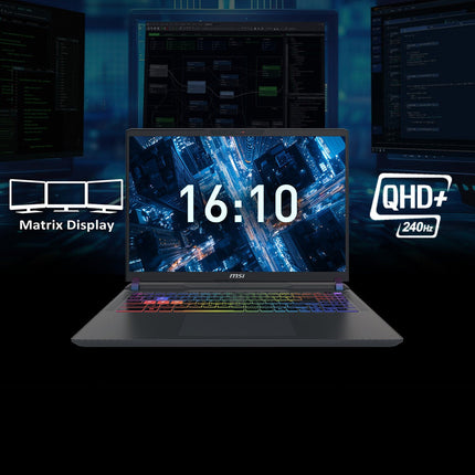 MSI Vector 16 HX AI A2XW, Intel Core Ultra 7, 16GB RAM, 512GB SSD, NVIDIA GeForce RTX 5070 Ti, 16 Inch Gaming Laptop, 9S7-15M352-403 – view 5