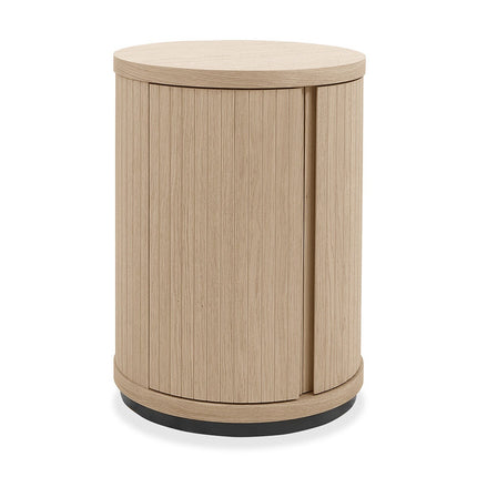 Bentley Designs Vega Scandi Light Oak Side Table – view 5