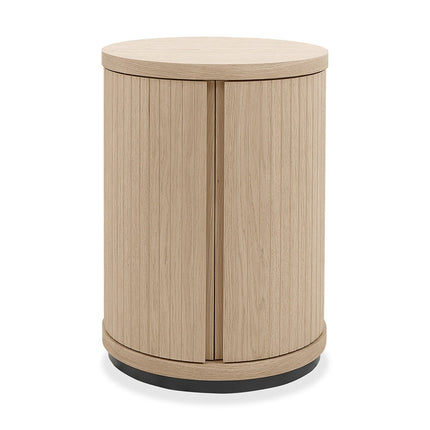Bentley Designs Vega Scandi Light Oak Side Table – view 4