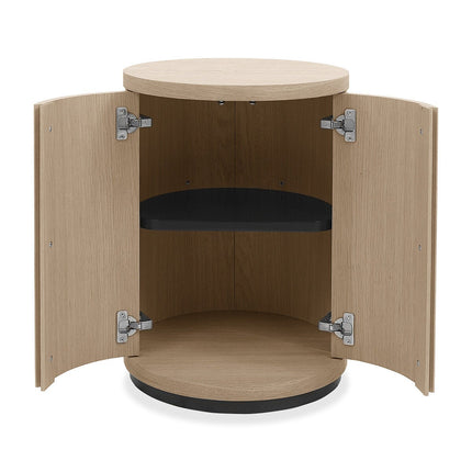 Bentley Designs Vega Scandi Light Oak Side Table – view 6