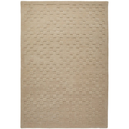 Concept Looms Priory Taupe Squares Rug in 4 Sizes – view 8