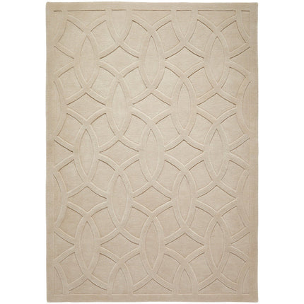 Concept Looms Priory Taupe Circles Rug in 4 Sizes – view 8