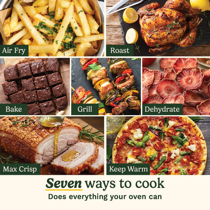 Cuisinart Compact Max Air Fryer 7.6L in Black, AFS80BLU